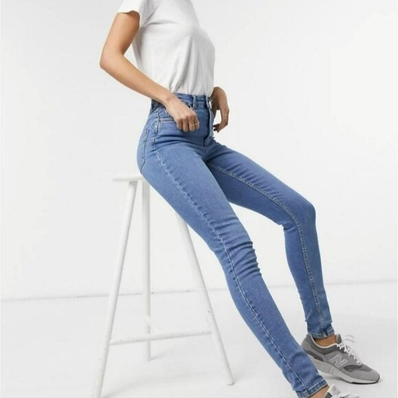 New Look Lift And Shape Skinny Jeans Size 8 NWT - Picture 4 of 7